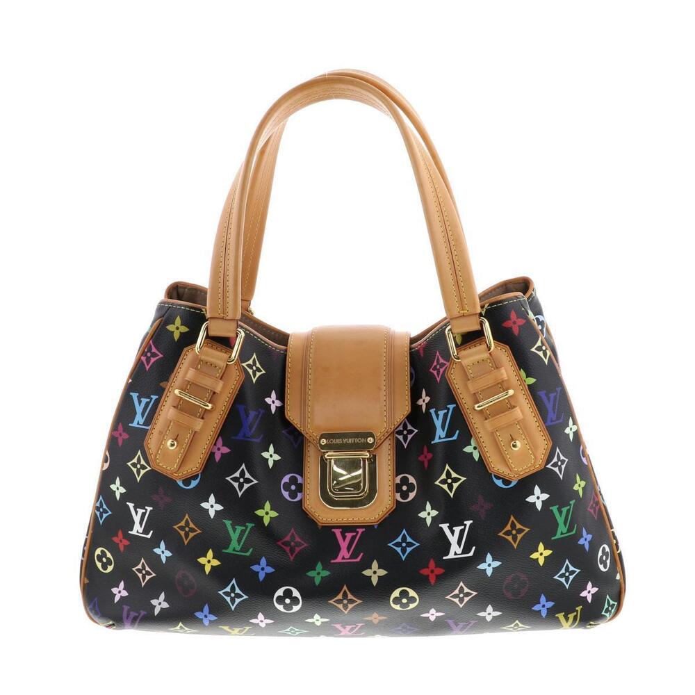 LOUIS VUITTON Greet Bag Handbag Black